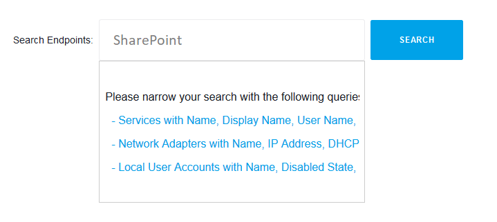 sa_search_screen_sharepoint Find All SharePoint Service Accounts