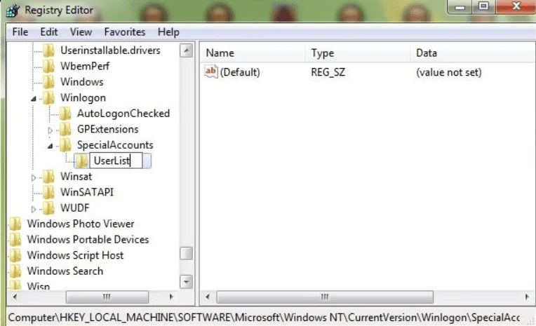 Create section UserList Create section UserList