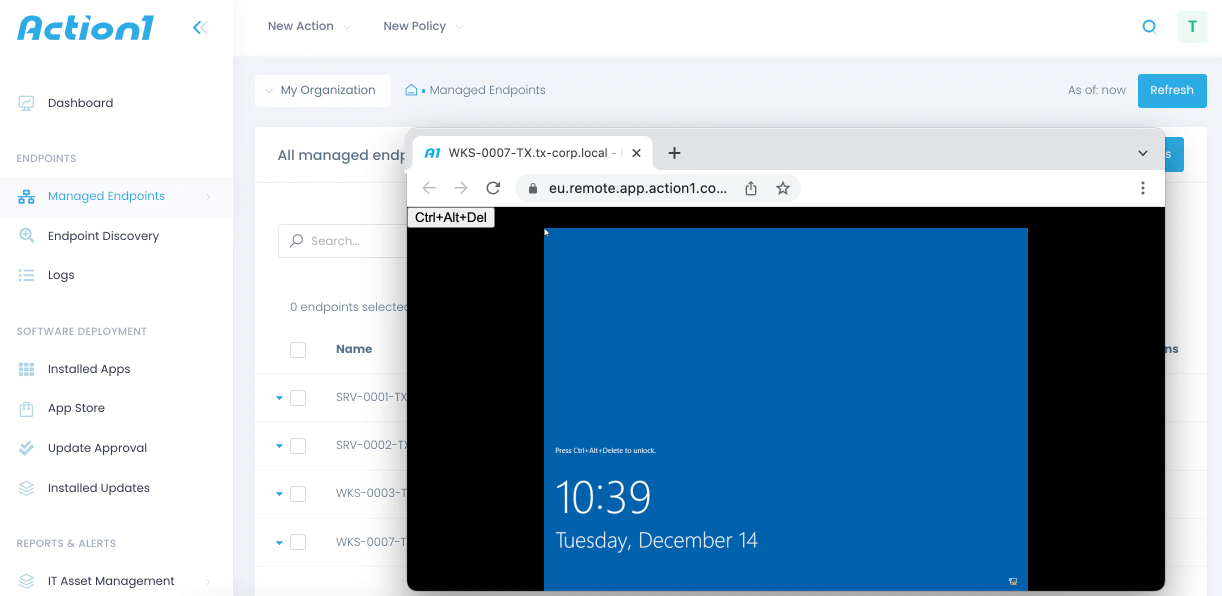 connecting to desktop remotely with action1 connecting to desktop remotely with action1