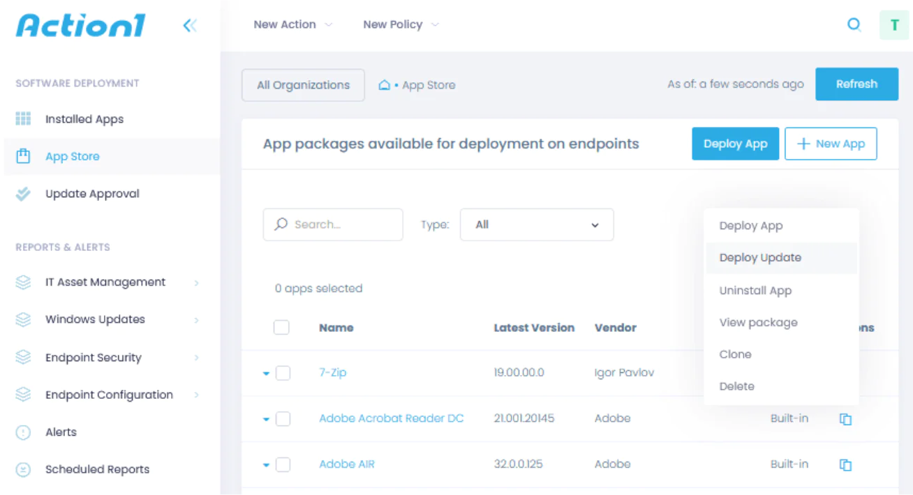 Images2 free software deployment tool action1
