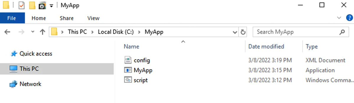 dumb-installation-folder Creating a dumb installation package