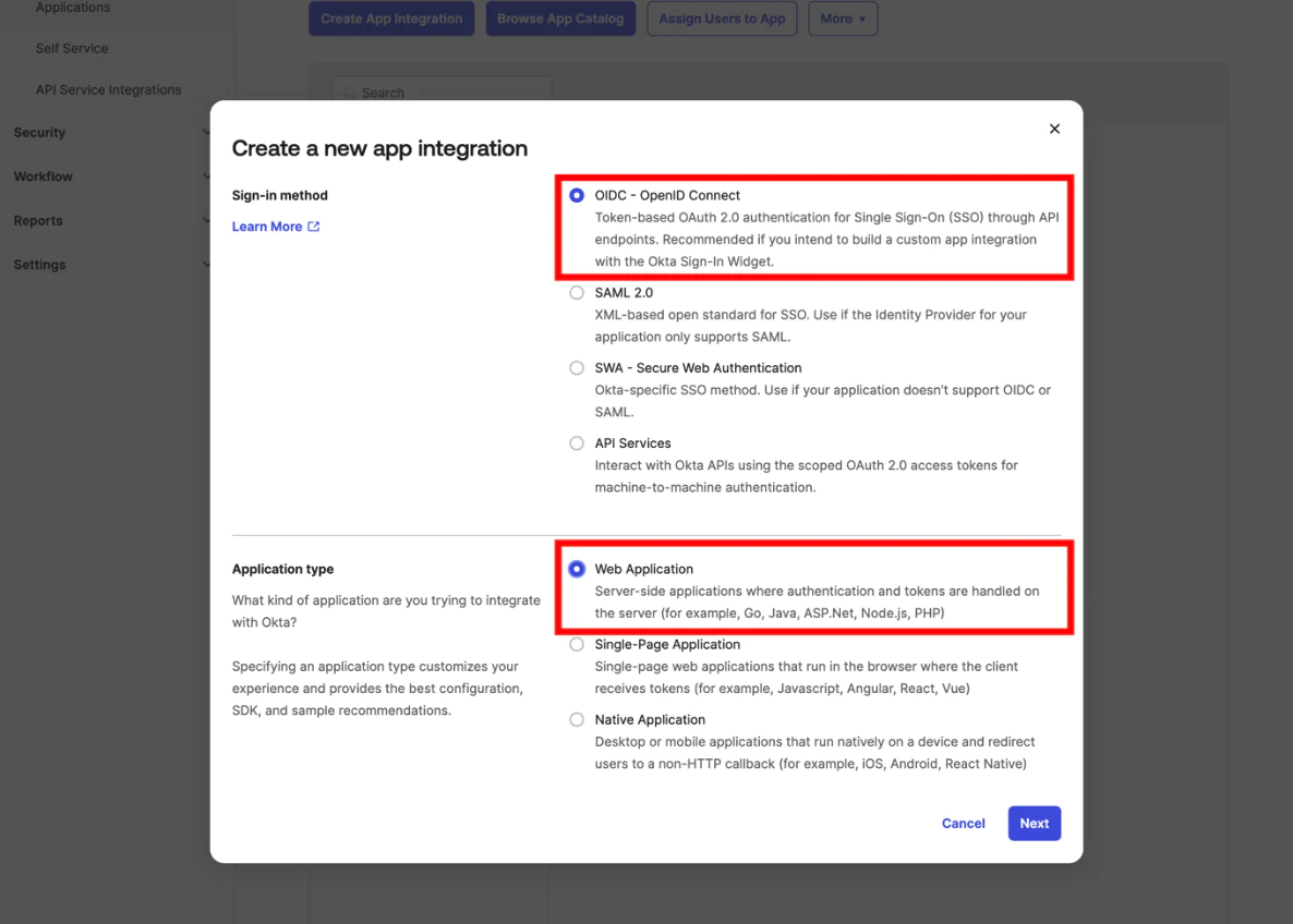 okta-create-app2 Configure app