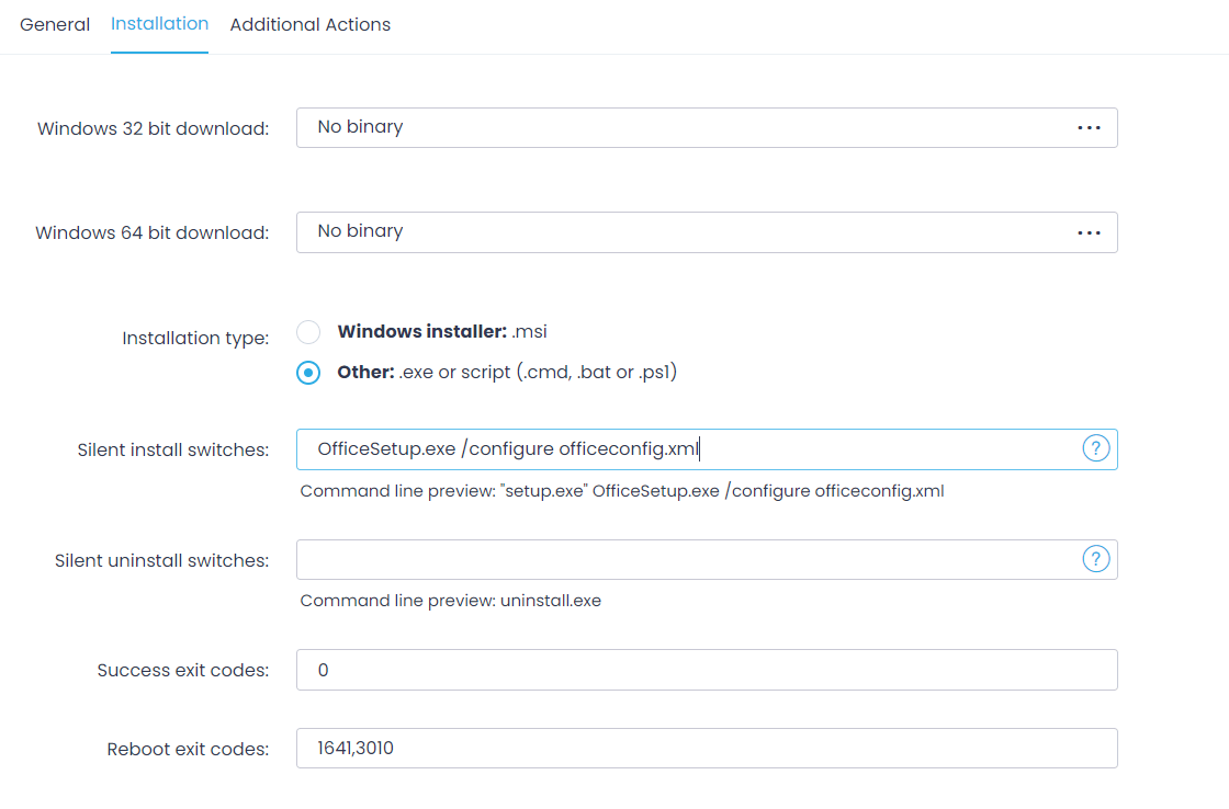 kb_7 Specify installation type.