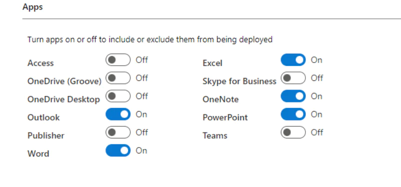 kb_app_selection Select Office apps.