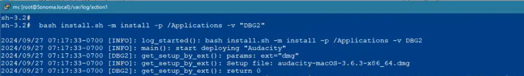 sh_debugging Creating a dumb installation package