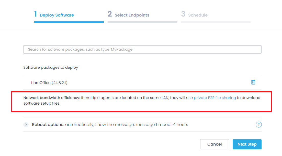 deploy-software-P2P-new Select target architecture and Office 365 edition.
