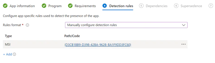 rule_msi Add deployment package to repository.