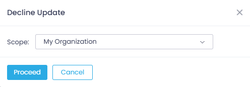 decline-update Programs and Features