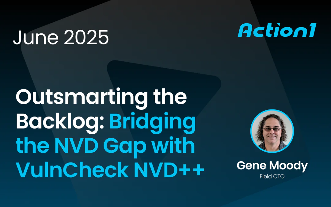 Outsmarting the Backlog: Bridging the NVD Gap with VulnCheck NVD++ Recording
