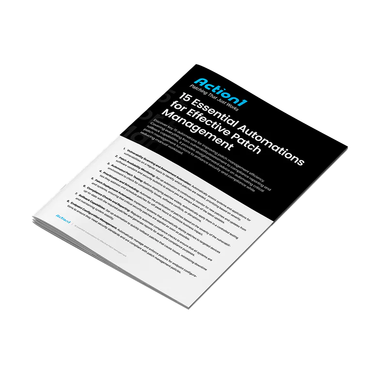 15 Essential Automations For Effective Patch Management Action1