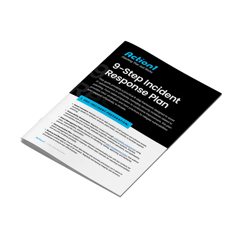 9Step Incident Response Plan Action1