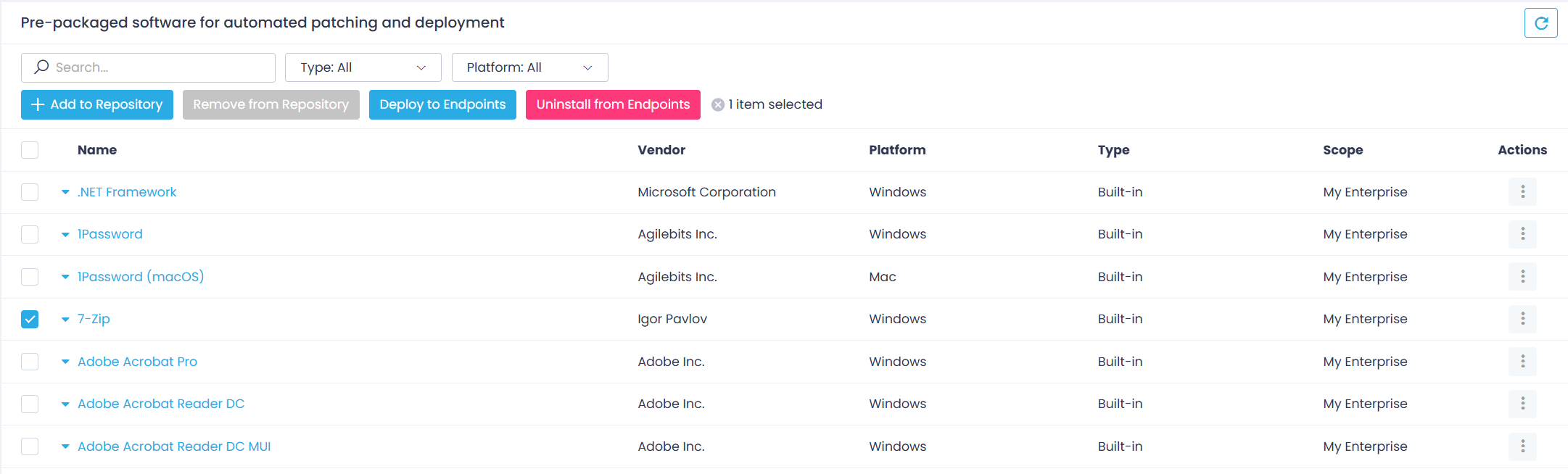 choose_app_w Software Repository
