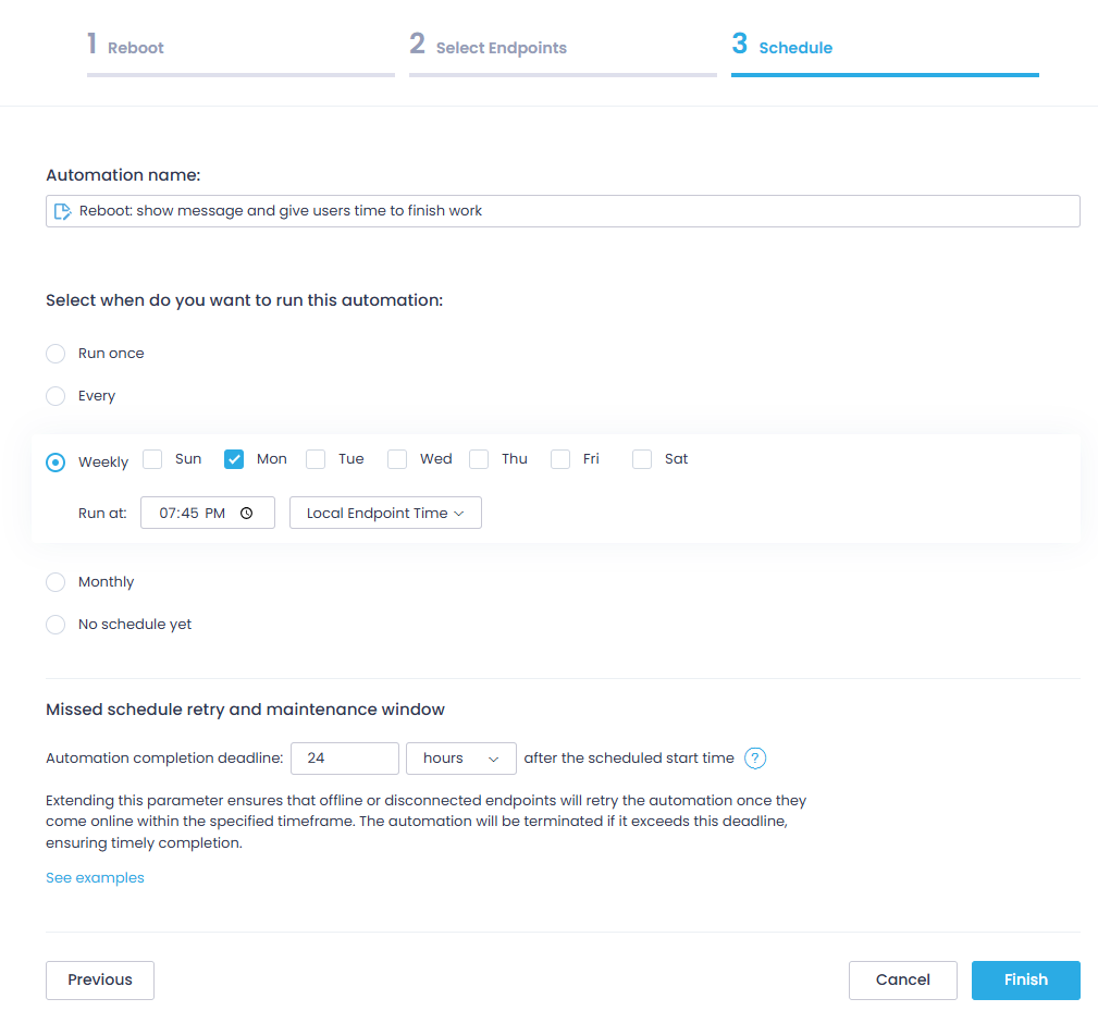 Reboot-3 Reboot automation - step 3