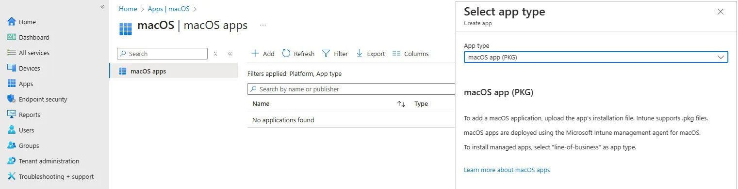 select_app_type Select target architecture and Office 365 edition.