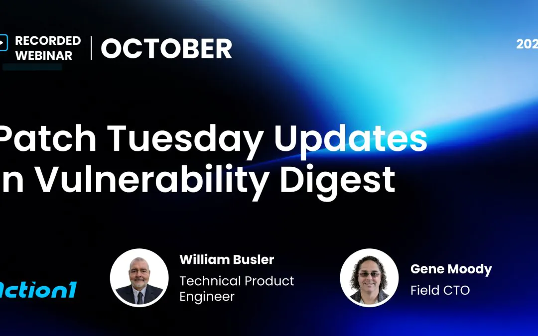 October 2025 Vulnerability Digest Recording